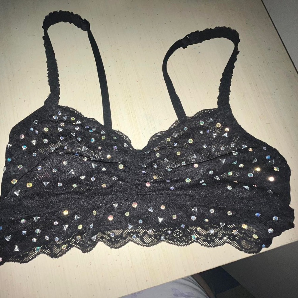 Victoria Secret y2k rhinestone bralette